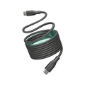 エレコム まとまるマグネットケーブル(USB Type-C - USB Type-C/なめらか) 2m ブラック MPA-CCTMGS20BK
