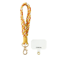 GAACAL 「彩色ロープ」ホルダー付きストラップ GAACAL デザイン E オレンジ Z01076E