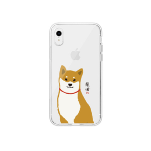 abbi FRIENDS iPhone XR用しばたさんクリアケース おすわり ABF14578I61-イメージ1