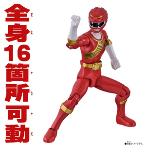 バンダイ アクションヒーロー ガオレッド AHｶﾞｵﾚﾂﾄﾞ-イメージ4