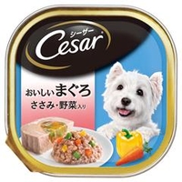 マースジャパンリミテッド シーザー　おいしいまぐろ　ささみ・野菜入り　100g CE70Nｼ-ｻﾞ-ﾏｸﾞﾛｻｻﾐﾔｻｲ100G