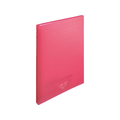 リヒトラブ CUBE FIZZ クリヤーブック(差替) A4 15ポケット ピンク F385169-N7015-12
