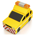 タカラトミー トミカ・プラレールブロック 高速パトロールカー イエロー ﾄﾐﾌﾟﾗﾌﾞﾛﾂｸｺｳｿｸﾊﾟﾄﾛ-ﾙｶ-
