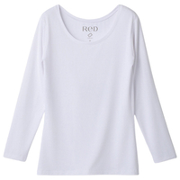 MTG ReD バイタルテック Uネックインナー長袖 L ホワイト VW-BB-W20C-L