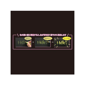 シヤチハタ デコライト 筆 4色セット4 FC239PM-EDF-F/4PSH4-イメージ3