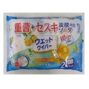 ティー・エイチ・ティー 重曹セスキウェットワイパー 40枚入 FCG490U-64-5102-95-イメージ1