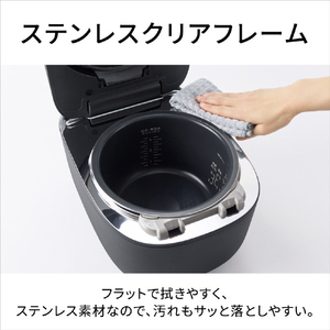 パナソニック 可変圧力IHジャー炊飯器 ブラック SR-N610E-K-イメージ13