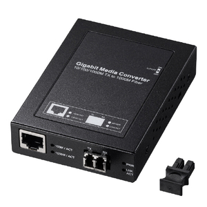 サンワサプライ 光メディアコンバータ(ギガビット、マルチモード) LAN-EC212RL-イメージ1