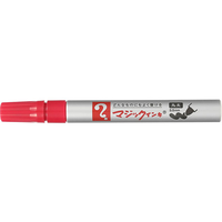 寺西化学工業 マジックインキ No.670 丸太字 赤 FC624RK-M670-T2