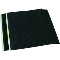 クラレトレーディング 広幅マジックテープ 黒 100mm×100mm FC464GC-0039357