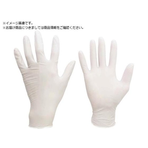 ミドリ安全 ニトリル使い捨て手袋 粉付 白 S 100枚入 FCD367E-8291062-イメージ1