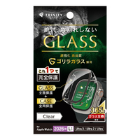 トリニティ Apple Watch Ultra 4 / Ultra 3 / Ultra 2 / Ultra用 ゴリラガラス 高透明 ガラス一体型PCケース クリア TR-AW26S-ABMST-MIBL