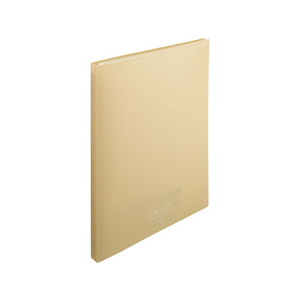 リヒトラブ CUBE FIZZ クリヤーブック(差替) A4 15ポケット ベージュ F385175-N7015-16-イメージ1