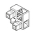 アーテック Artecブロック ハーフB 8P 白 FCS2886-77793-イメージ5