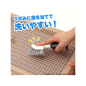 サンベルム PPトイレ洗いブラシ グレー FC075NA-イメージ6