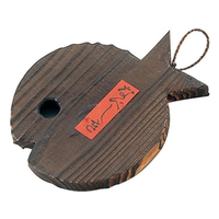 萬洋 焼杉 鍋敷 魚 大 34-002 FC820LN-5278900