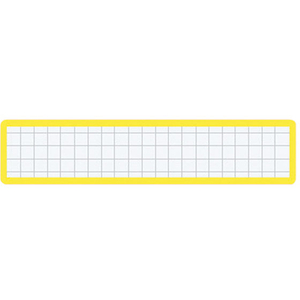 コクヨ マグネット見出し カード寸法19x105mm 黄 10個 FC03220-ﾏｸ-411Y-イメージ1