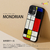 ikins iPhone 14用天然貝ケース Mondrian I23579I14-イメージ3