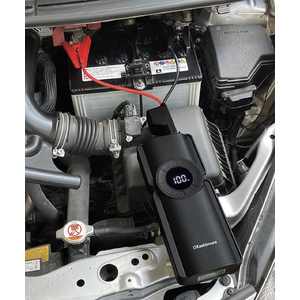 カシムラ 電動コンプレッサー付きジャンプスターター 8000mAh FCK628D-KD269-イメージ2