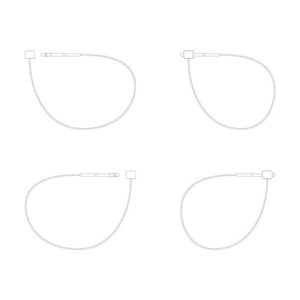 トラスコ タグ付け用ループ８０ｍｍ　ナチュラル　１００本入 TRUSCO　タグ付け用ループ TTF-80-NR-イメージ2