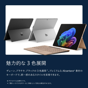 マイクロソフト Surface Pro(第 12 世代) 13インチ Snapdragon X2 Elite/16/1TB OLED プラチナ EP2-65016-イメージ13
