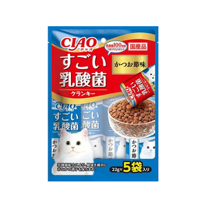 いなば CIAO すごい乳酸菌ドライ かつお節味 22g×5P FCR8391-3752623-イメージ1