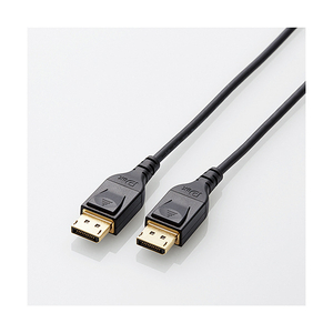 エレコム DisplayPort 1.4対応ケーブル 1.0m ブラック CAC-DP1410BK エレコム DisplayPort 1.4対応ケーブル 1.0m ブラック CAC-DP1410BK