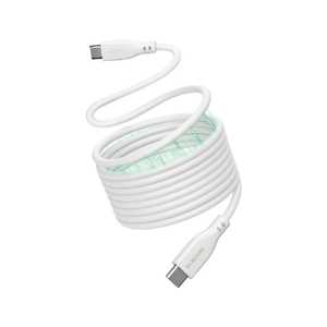 エレコム まとまるマグネットケーブル(USB Type-C - USB Type-C/なめらか) 2m ホワイト MPA-CCTMGS20WH-イメージ1