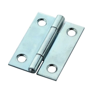トラスコ中山 TRUSCO スチール製薄口普通蝶番 三価クロムメッキ仕上 31.5mm FC900EP-2336081-イメージ1