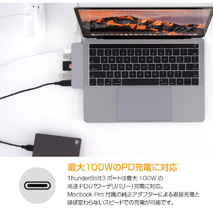 HYPER 7in2 DUO USB-C Hub for MacBook Pro HyperDrive HP15580-イメージ8
