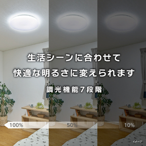 ドウシシャ LEDシーリングライトDB45‐8畳調色 Luminous DB45A08DS-イメージ4