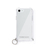 PHONECKLACE iPhone SE(第3世代)/SE(第2世代)/8/7用ストラップ用リング付きクリアケース ガンブラックチャーム PC20581I9-イメージ4