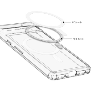 araree Pixel 8 Pro用ハイブリットケース DUPLE M クリア AR26581P8P-イメージ8