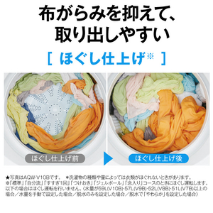 AQUA 9．0kg 全自動洗濯機 e angle select ホワイト AQW-V9E6(W)-イメージ11