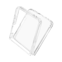 ラスタバナナ Galaxy Z Flip 7用ハイブリッドケース TPU×PC クリア 9157GZFL7HPCL