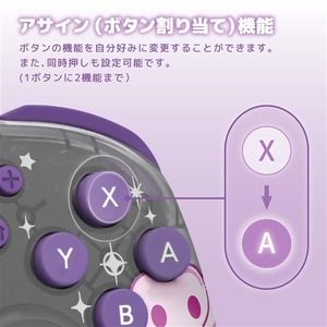 HORI ワイヤレスホリパッド TURBO for Nintendo Switch  2 クロミ NSX254-イメージ12