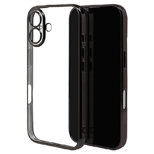 ラスタバナナ 8097IP461TPLBK iPhone 16用極限保護TPUメタルフレーム