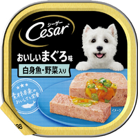 マースジャパンリミテッド おいしいまぐろ味 白身魚・野菜入り 100g シーザー ｼ-ｻﾞ-ﾏｸﾞﾛｼﾛﾐｻﾞｶﾅﾔｻｲ100G