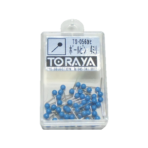 トラヤ マップピン 単色 水色 50本 F730557-TS-056ﾋﾝLBL-イメージ1