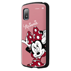 レイアウト AQUOS wish3用耐衝撃ケース ProCa ディズニーキャラクター ミニーマウス RT-DAQL1AC3/MN2-イメージ1