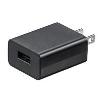 サンワサプライ USB充電器(1A) ブラック ACA-IP86BK
