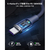 VOLTME PowerLink Rugg USB-C & USB-C ケーブル 5A(編込み) ブルー C2171-イメージ3
