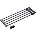 アイリスオーヤマ 伸縮棚アダプター付き 75～120cm ブラック FCJ829V-H-J-NST75R