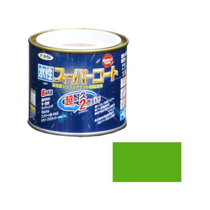 アサヒペン 水性スーパーコート 1／5L 若草色 FC366NS-イメージ1
