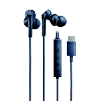オーディオテクニカ ノイズキャンセリングUSB Type-C用イヤフォン ブルー ATH-CKS330NC BL