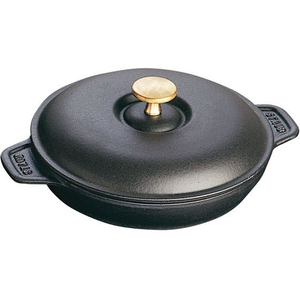 STAUB ストウブ ラウンドホットプレート 20cm 黒 40509-579 FC556LZ-8877700-イメージ1