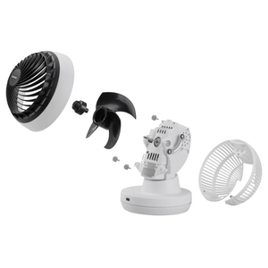 アイリスオーヤマ サーキュレーターアイ e angle select ホワイト KCF-BC151TECE6-W-イメージ6