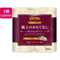 クレシア クリネックス 極上のおもてなし ダブル 30m 4ロール 10パック FC159RW-22810