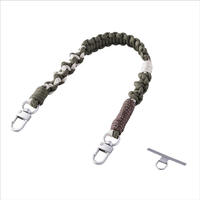 エレコム ハンドストラップ編み物 カーキ P-STHKNKH