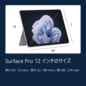 マイクロソフト Surface Pro 12 インチ プラチナ Snapdragon X Plus/8/256 プラチナ EP2-81991-イメージ19